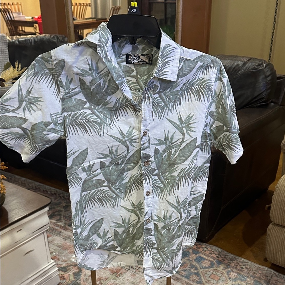 First Wave Camouflage Button-Up Shirt